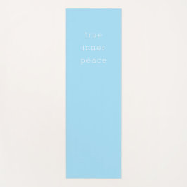 Tapete de Yoga Minimalista Paz Interior Verdadeira