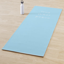 Tapete de Yoga Minimalista Paz Interior Verdadeira