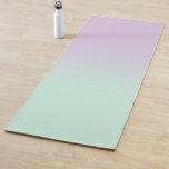 Tapete De Yoga Mint Aestésico De Pastel E Ombre De Gradiente Lila<br><div class="desc">Design mbre delicada e elegante,  em cor mágica suave e púrpura e clara da horta violeta. Transição de cor de gradiente suave. Decoração de casa de gradiente da casa da casa da moeda,  design do tema de decoração de casa ombre.</div>