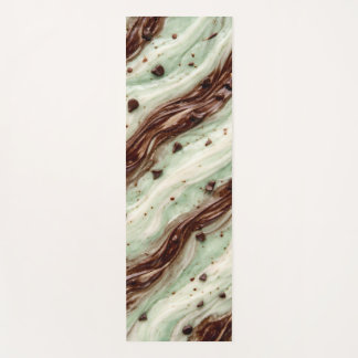 Tapete De Yoga Mint Chocolate Chip Milkshake Marble Design