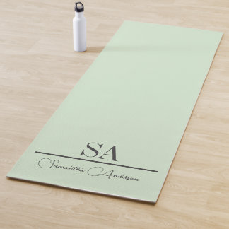 Tapete De Yoga Mint Yoga Mat Verde Pastel Personalizado