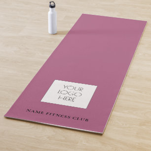 Tapete De Yoga Modelo de Logotipo para Empresas malhação Workou