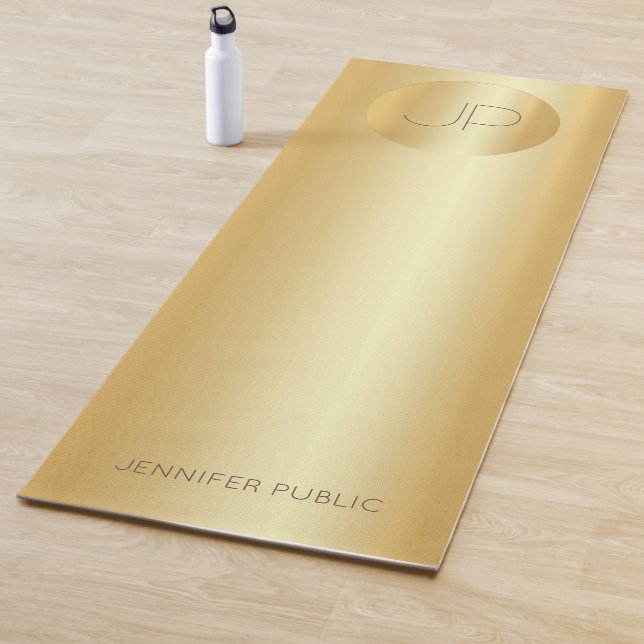 Tapete De Yoga Modelo de Malhação de Tendência do Monograma Doura (In Situ)