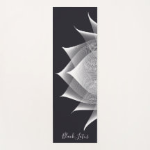 Modelo Floral Branco e preto transparente