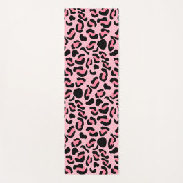 Tapete De Yoga Modern Pink Leopard Pattern Animal