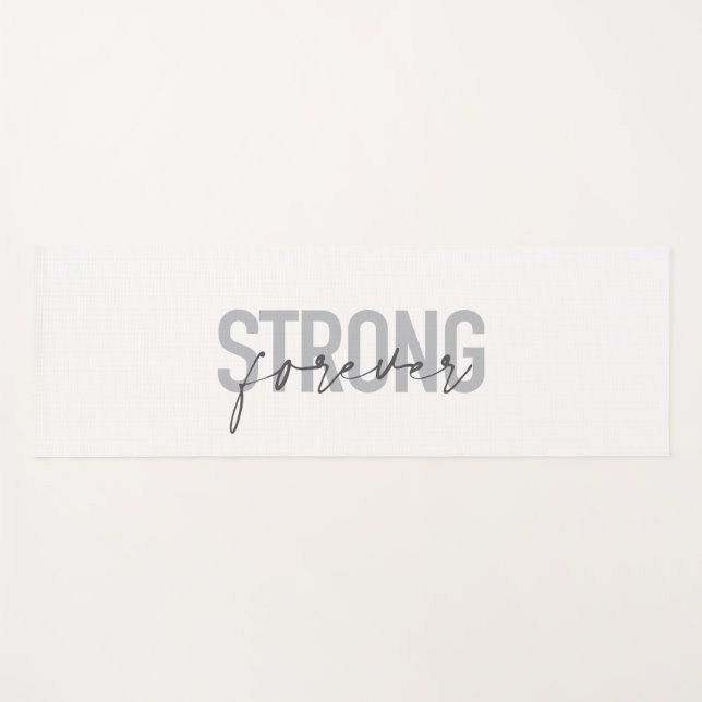 Tapete De Yoga Moderno, simples, elegante design forte para sempr (Frente (Horizontal))