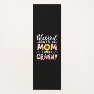 Tapete De Yoga Mom And Granny Floral Birthday