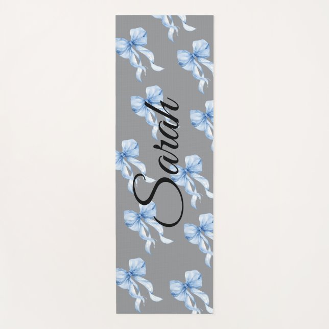 Tapete De Yoga Monogram Something Blue fitness Yoga mat (Frente)