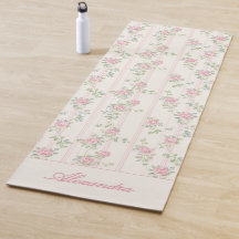 Monograma Floral Rosa Personalizado