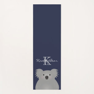 Tapete De Yoga Monograma peluches bonito do urso de Koala do beb