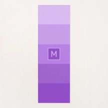 Monograma personalizado Lilac Stripes