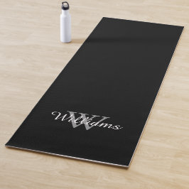 Tapete De Yoga Monograma Personalizado Nome e Inicial Personaliza