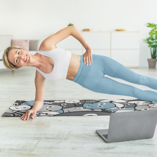 Tapete De Yoga monstros de rabisco (Criador carregado)