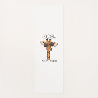 Tapete De Yoga Moo Eu sou uma gata, a girafa e a zoologia