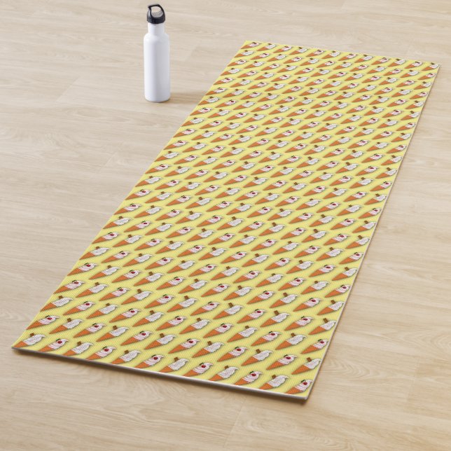 Tapete De Yoga Morango ou Vanilla? Amarelo (In Situ)