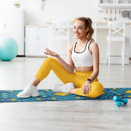 Tapete De Yoga Motif Diamond