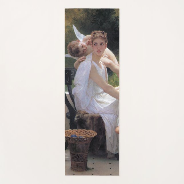 Tapete De Yoga Mulher com Cupido, Bouguereau (Frente)