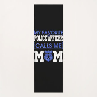 Tapete De Yoga Mulher Meu Policial Favorito Me Liga Mãe