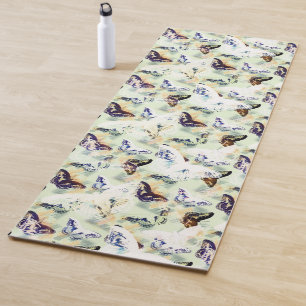 Tapete De Yoga Na moda de borboleta adorável 