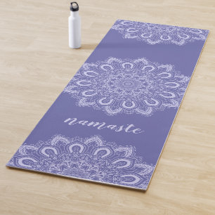 Tapete De Yoga Namaste Elegante Purple Blue Mandala