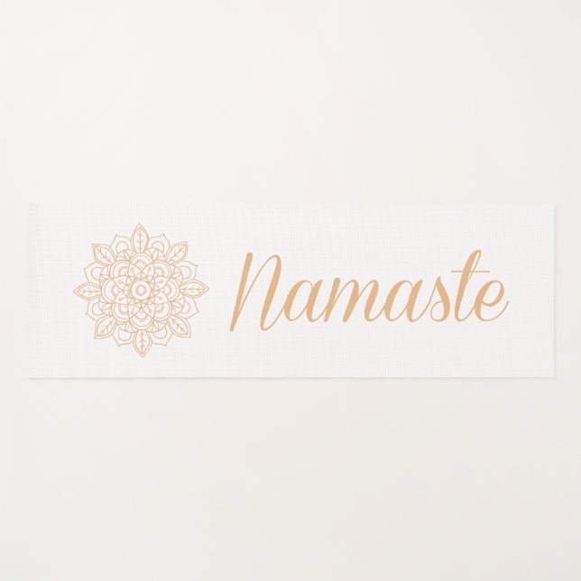 Tapete De Yoga Namaste Mandala (Frente (Horizontal))