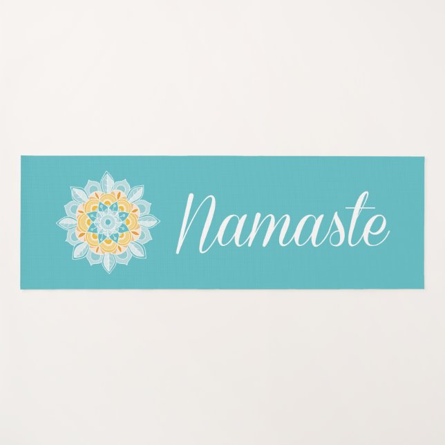 Tapete De Yoga Namaste Mandala (Frente (Horizontal))