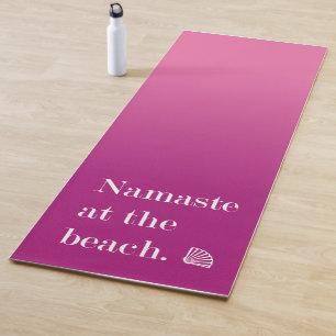 Tapete De Yoga Namaste Na Praia
