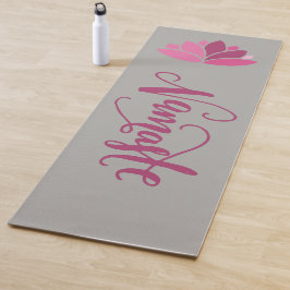 Tapete De Yoga Namaste Pink Lotus