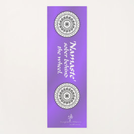 Tapete De Yoga Namaste Sober Behins the Wheel Purple