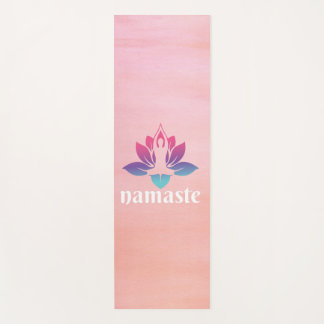 Tapete De Yoga Namaste Yoga Anjali Mudra Saudação em sânscrito —