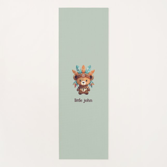 Tapete De Yoga Native American Bear (Frente)