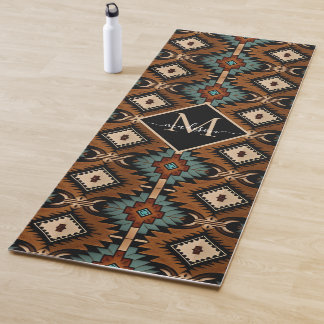 Tapete De Yoga Native American Pattern Indian Culture Boho Style