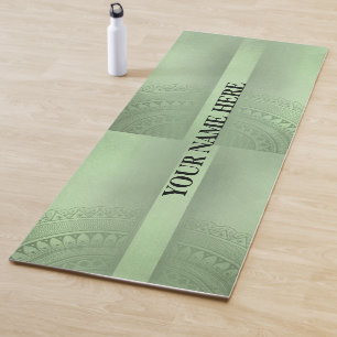 Tapete De Yoga Natural Mandala Floral