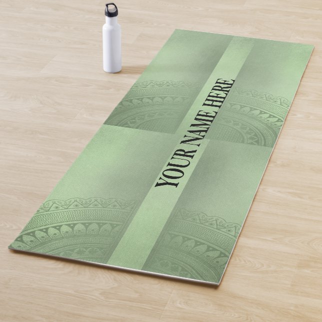 Tapete De Yoga Natural Mandala Floral (In Situ)