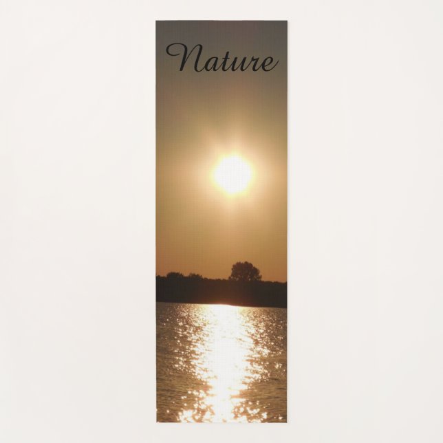 Tapete De Yoga Nature sunset, zonsondergang  (Frente)