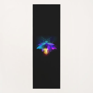Tapete De Yoga Neon Firefly a preto