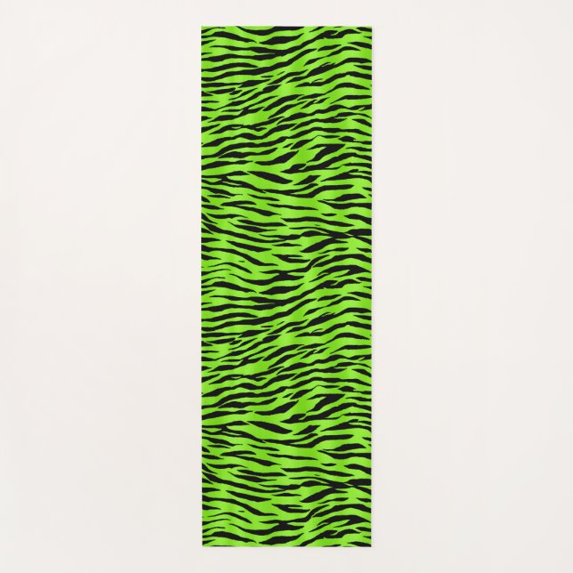 Tapete De Yoga Neon Green Pele de pele animal Animalia (Frente)