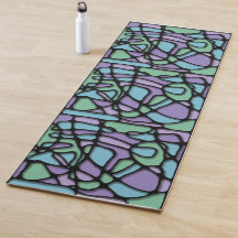 Neuroart StainGlass Yoga Mat