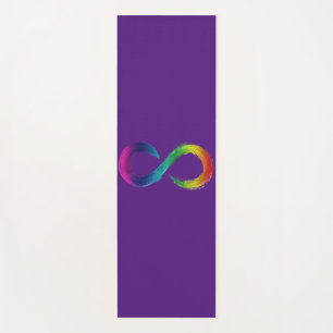 Tapete De Yoga Neurodiversity Yoga mat (roxo)- consciência do aut