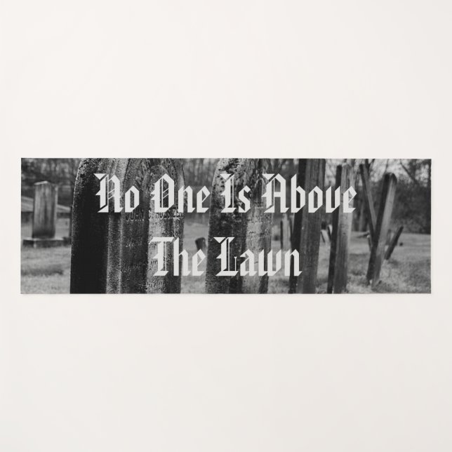 Tapete De Yoga Ninguém Está Acima Do Lado (Frente (Horizontal))