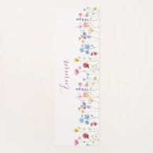 Nome Aquarela Flor Silvestre Minimalista Boho 