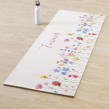 Nome Aquarela Flor Silvestre Minimalista Boho 