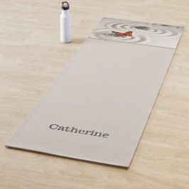 Tapete De Yoga Nome, Borboleta Monarca Zen Garden Yoga Mat