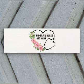 Tapete De Yoga Nome de Enfermeiro Veterano Registrado por Estudan