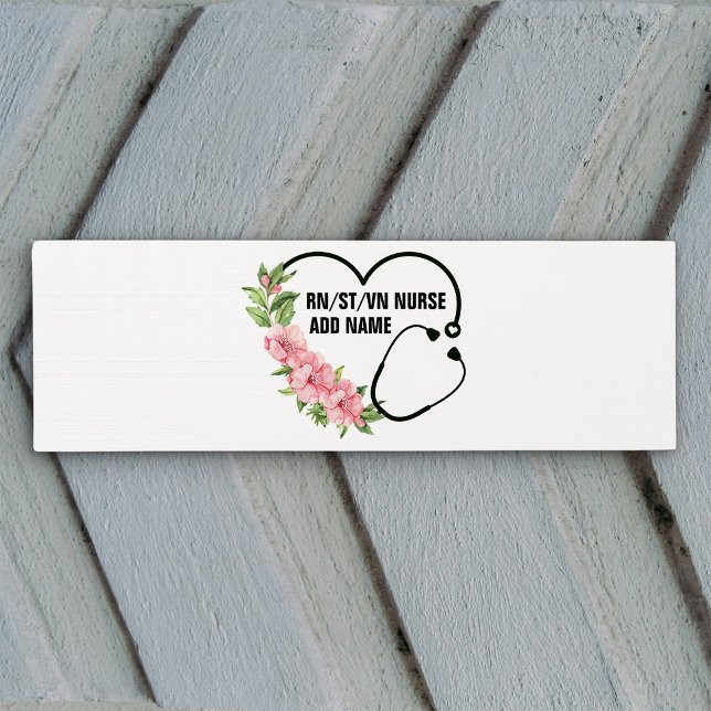 Tapete De Yoga Nome de Enfermeiro Veterano Registrado por Estudan (Criador carregado)