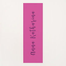 Nome de Script Elegante Rosa Mullberry Sólido