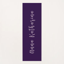 Nome de Script Elegante Violeta Profunda Sólida