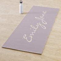 Nome de Script Manuscrito do Elegante Dusty Lilac