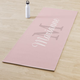 Tapete De Yoga Nome do Monograma Personalizado