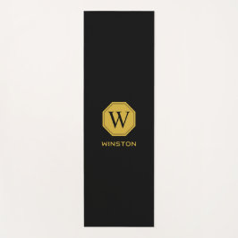 Tapete De Yoga Nome Elegante Yoga Mat para Expressão Pessoal